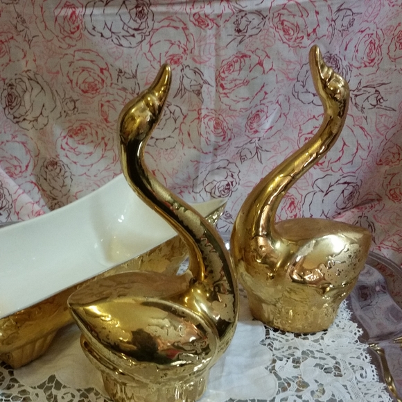 MCM Sebring Porcelain 24k "Weeping Gold" Set - Picture 2 of 8